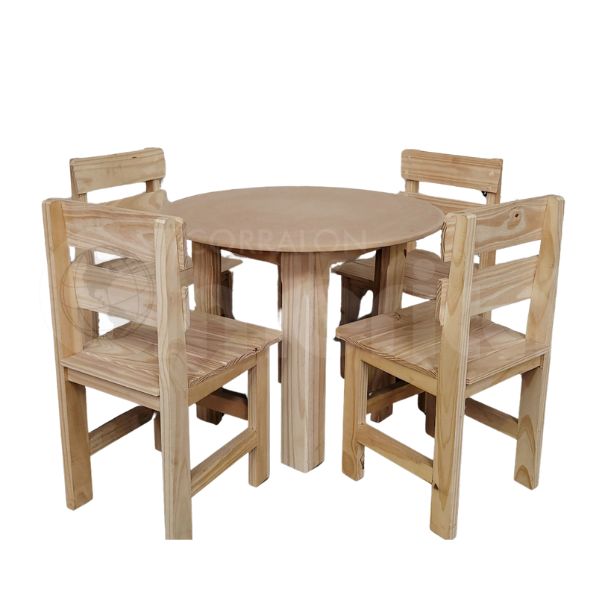 Mesa infantil redonda (no incluye sillas)