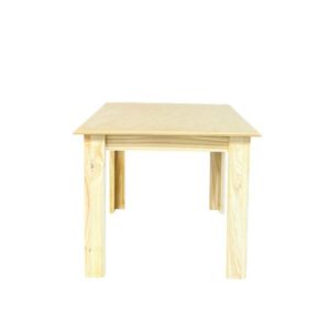 Mesa infantil de madera y fibrofácil