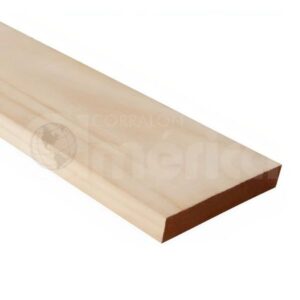 Listón de pino 1"x4"