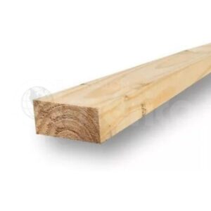 Listón de pino 2"x4"