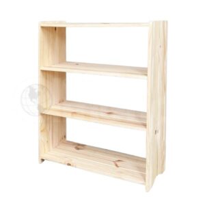 Biblioteca de machimbre sin fondo | 70x90x32cm